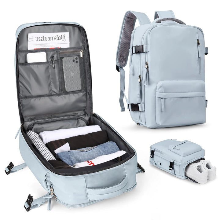 Lisslune | Women's Large Travel Backpack Waterproof Hiking Backpack