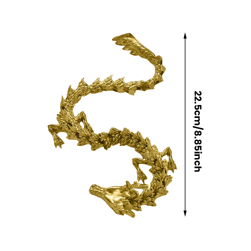 Lisslune | Golden Dragon with movable joints
