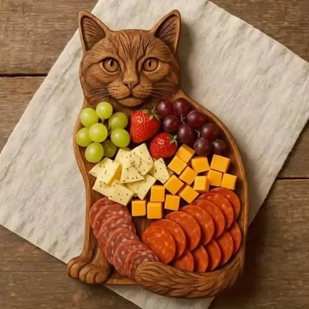 Lisslune | Cat-Shaped Charcuterie Platter