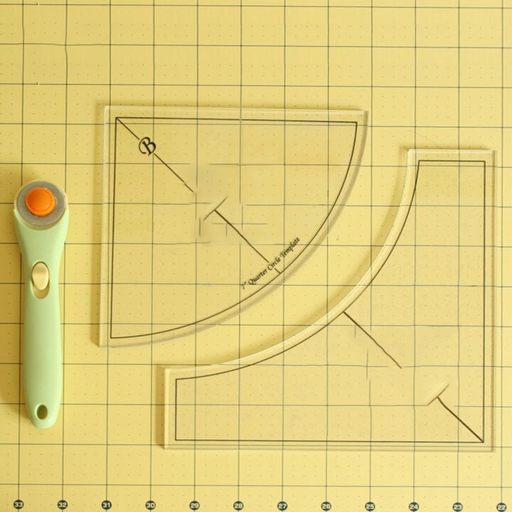 Lisslune | Quick Curve Quilt Template Set