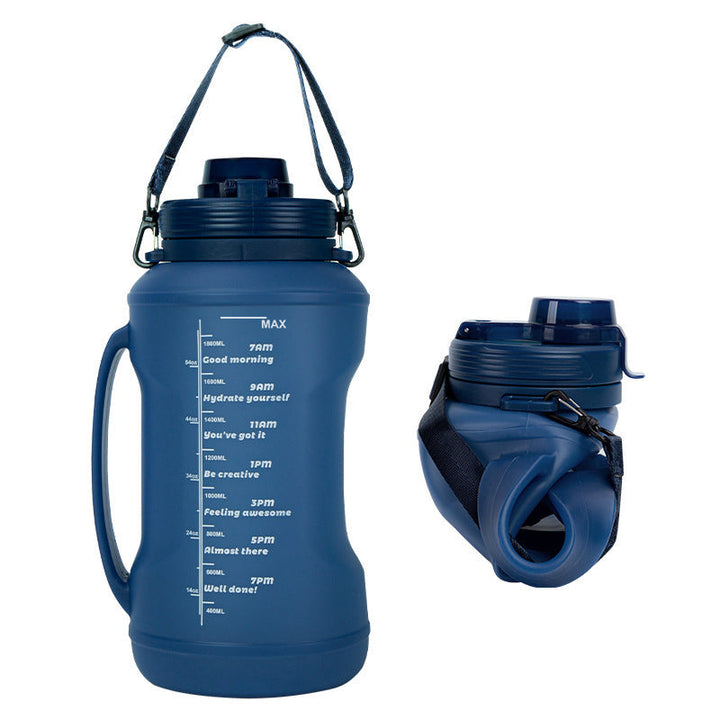 Lisslune | HydroFold - Portable collapsible sports water bottle