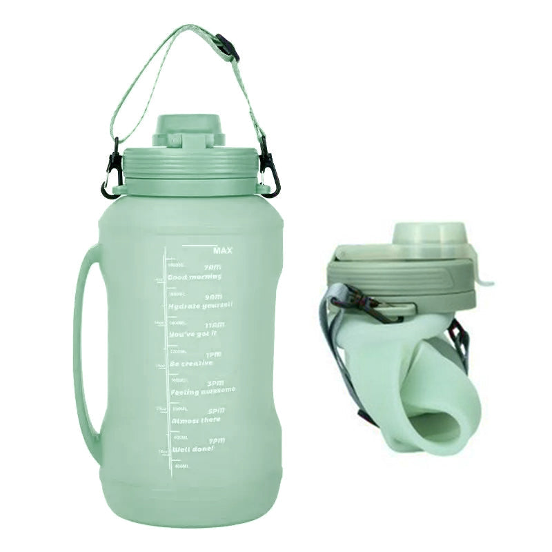 Lisslune | HydroFold - Portable collapsible sports water bottle