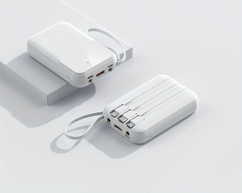 Lisslune | 10000mAh Portable Power Bank with Cables