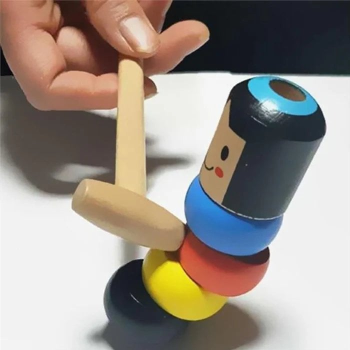 Lisslune | Magical Wooden Toy – The Doll That Keeps Getting Back Up!