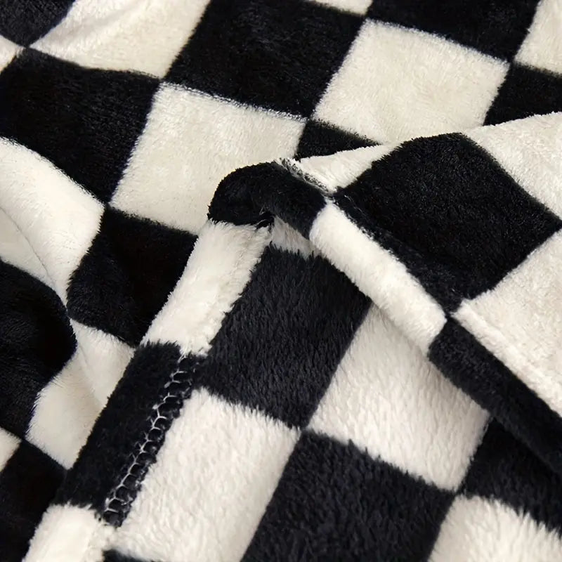Lisslune | Classic Check Blanket – Soft and Warm Blanket for Sofa and Bedroom