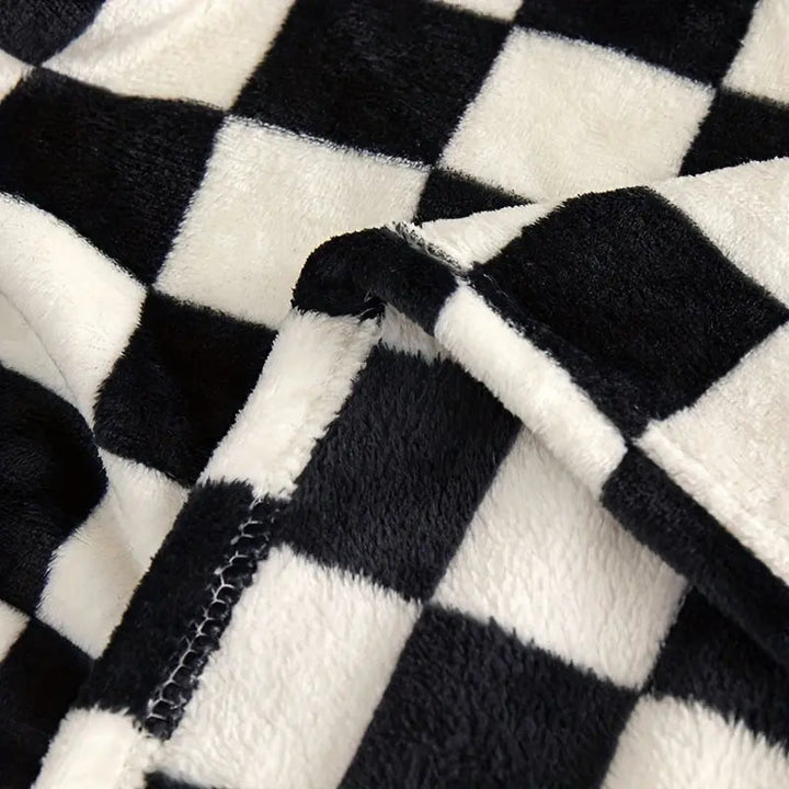 Lisslune | Classic Check Blanket – Soft and Warm Blanket for Sofa and Bedroom