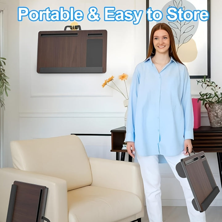 Lisslune | Ergonomic Laptop Holder with Wrist Support and Device Slots