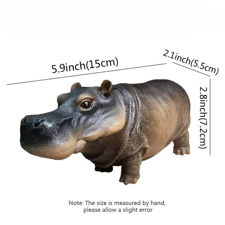 Lisslune | Mini Hippo Decorative Fish Tank Air Bubbler