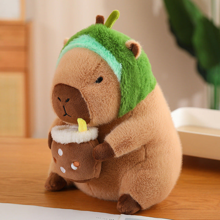 Lisslune | CuddleCapy Cuddle Doll Plush | Capybara & Rabbit Design | Soft Cuddle Toy in Various Styles & Sizes