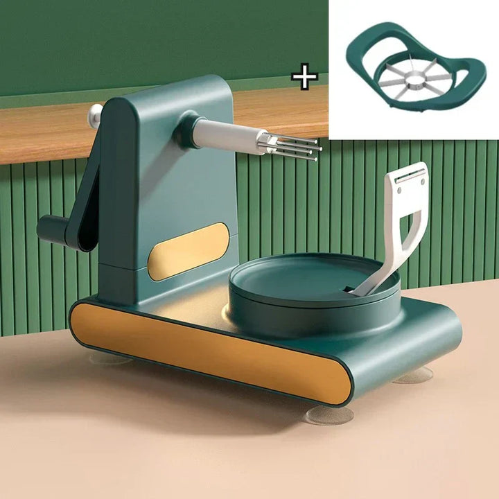 Lisslune | Simple vegetable and fruit peeler with hand crank – For effortless peeling