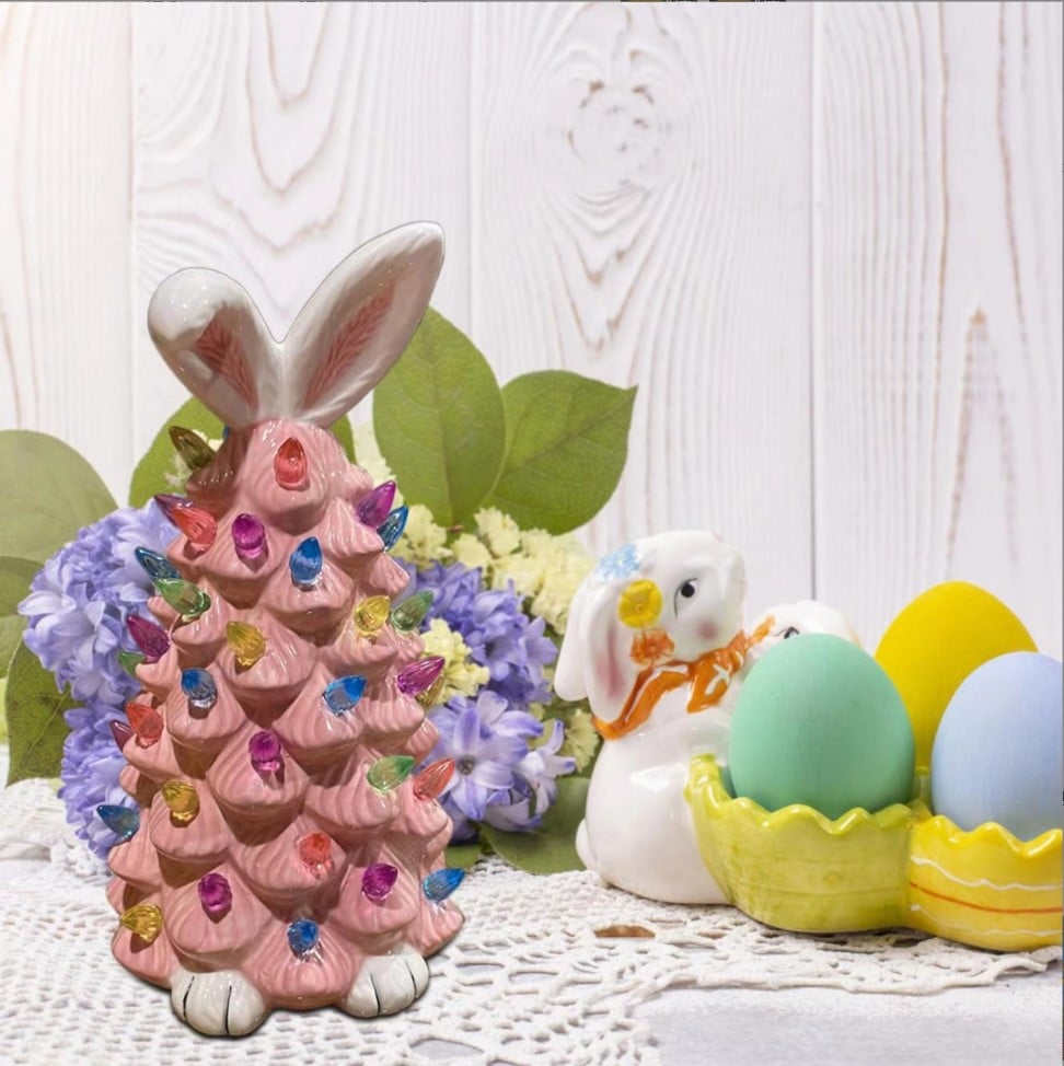Lisslune | Christmas Pink Bunny Tree