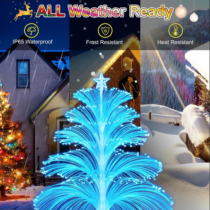 Lisslune | LightGarden Solar Set – 3 Color Changing LED Garden Lights on Solar Power