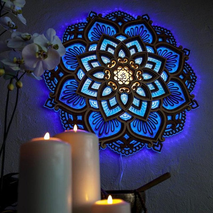 Lisslune | Mandala Yoga Room Night Light LED