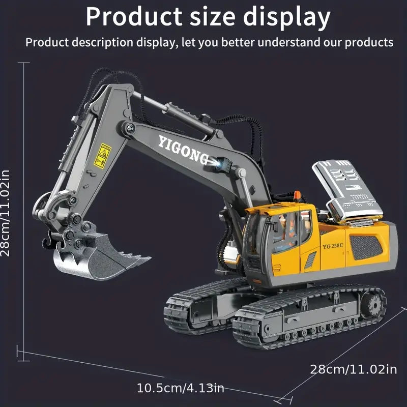Lisslune | Premium Remote Control Excavator – Realistic RC Digger for Ultimate Fun