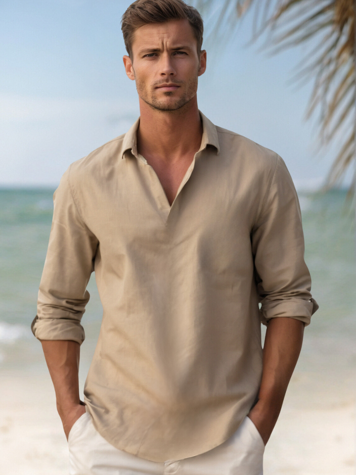 Lisslune | Linen shirt with breathable fabric