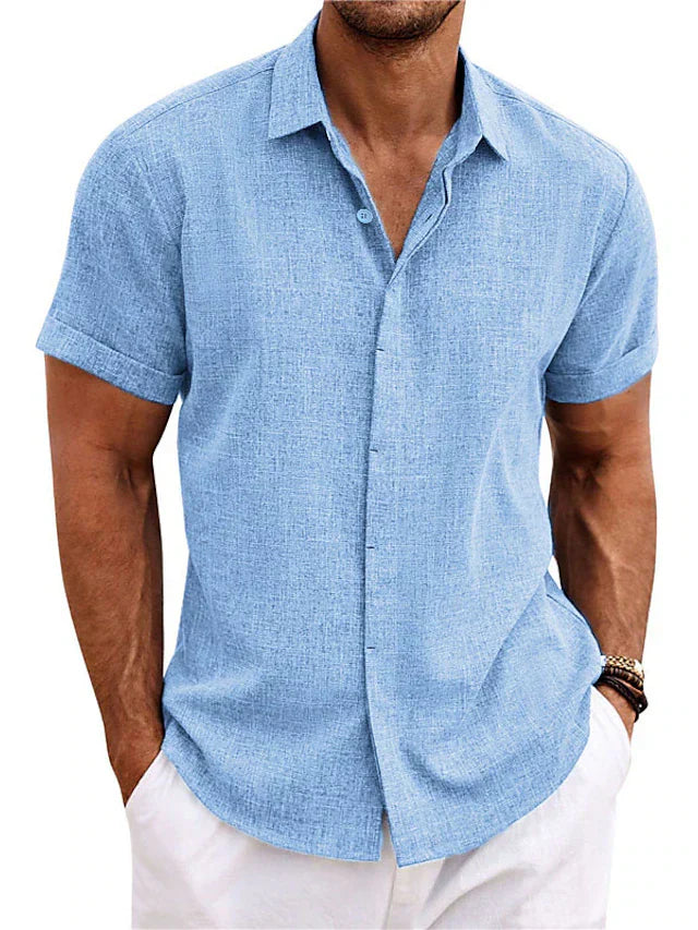 Lisslune | Men's shirt. Airy summer shirt in many colors and sizes.