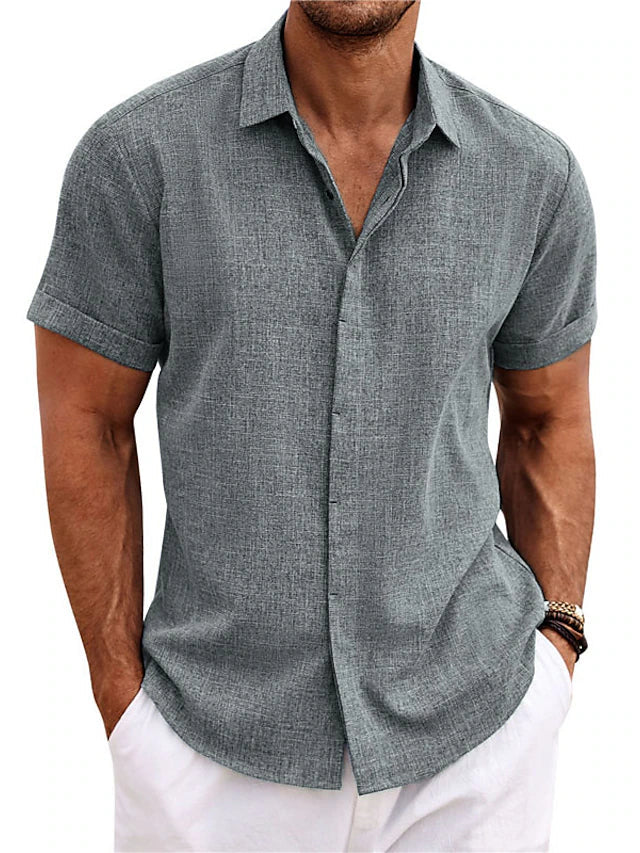Lisslune | Men's shirt. Airy summer shirt in many colors and sizes.