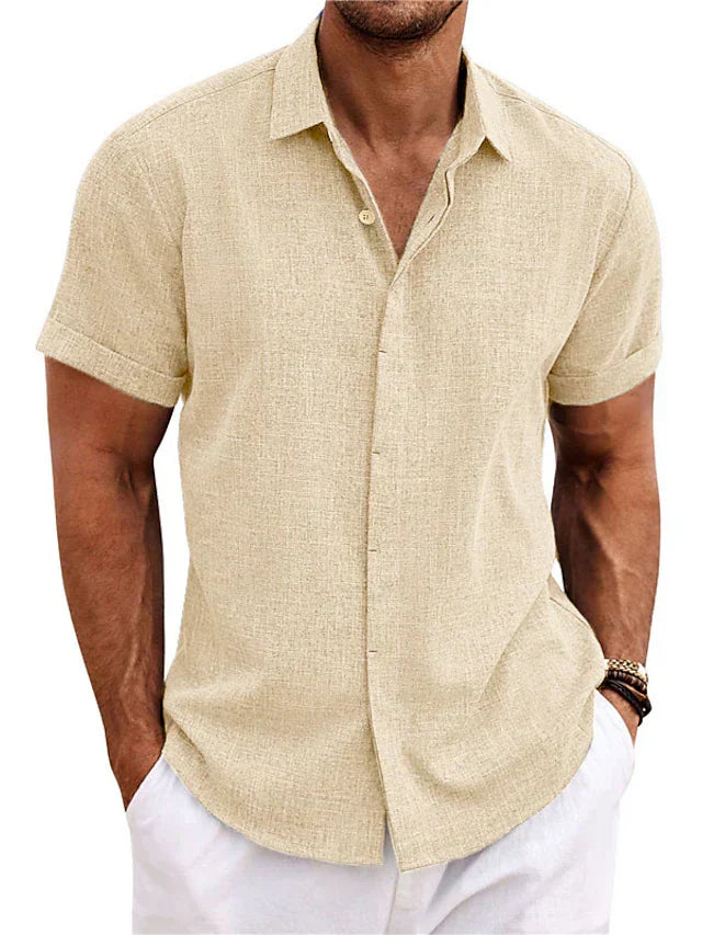 Lisslune | Men's shirt. Airy summer shirt in many colors and sizes.
