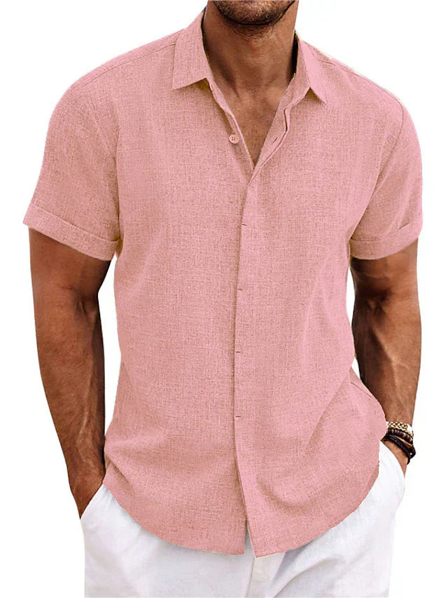 Lisslune | Men's shirt. Airy summer shirt in many colors and sizes.