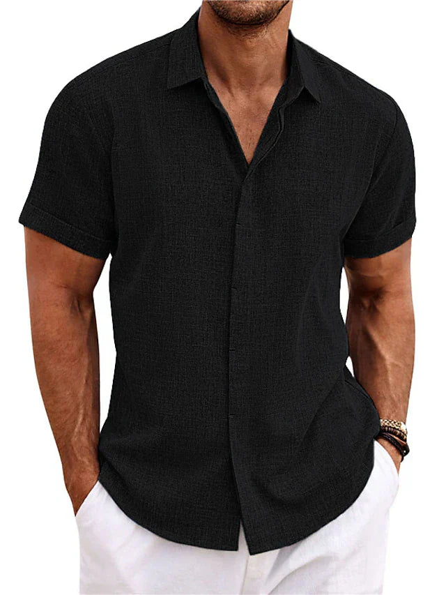Lisslune | Men's shirt. Airy summer shirt in many colors and sizes.