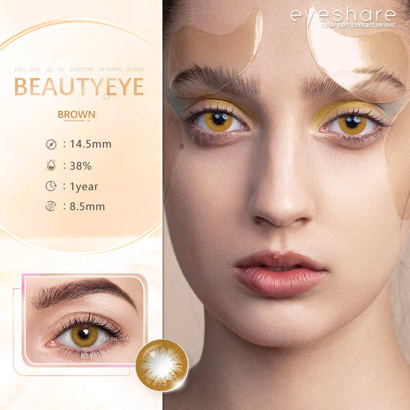 Rynx Beautyeye Brown 14.5mm 1 Pair | 1 Year