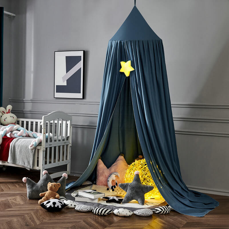 Lisslune | Blackout Bed Canopy for Kids | Soft. Breathable & Light-Blocking for Dreamy Play and Sleep Spaces