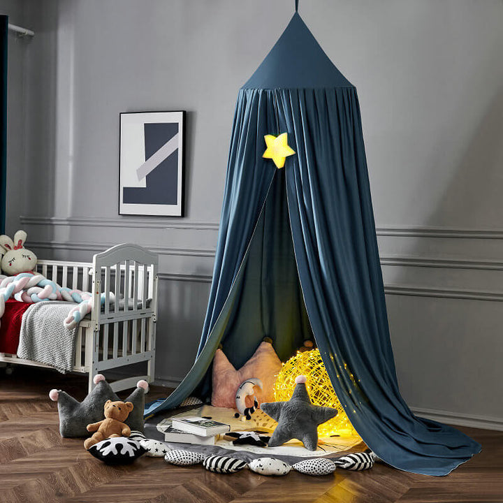 Lisslune | Blackout Bed Canopy for Kids | Soft. Breathable & Light-Blocking for Dreamy Play and Sleep Spaces