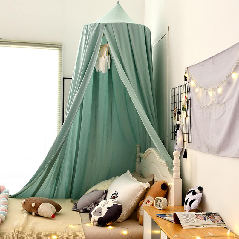 Lisslune | Blackout Bed Canopy for Kids | Soft. Breathable & Light-Blocking for Dreamy Play and Sleep Spaces