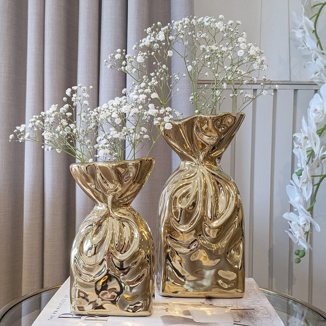 Lisslune | Gildora - Golden Vases for Modern Spaces