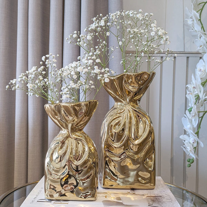Lisslune | Gildora - Golden Vases for Modern Spaces
