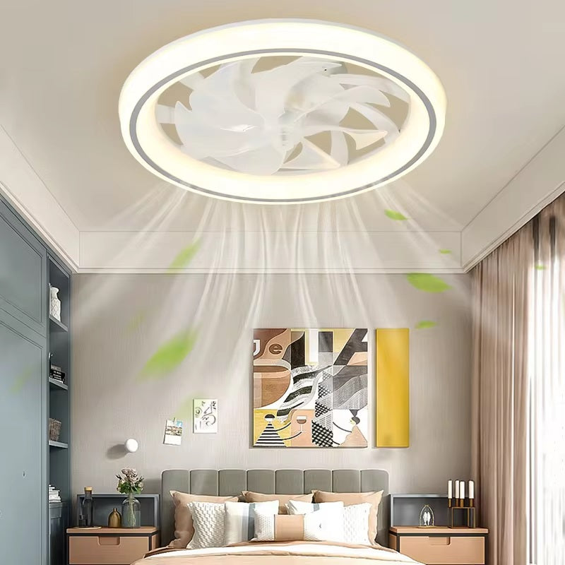 Lisslune | Smart Bedroom Ceiling Fan with LED Lights