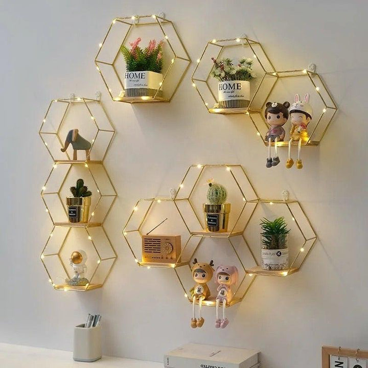 Lisslune | Unique hexagonal wall pot holder vacation