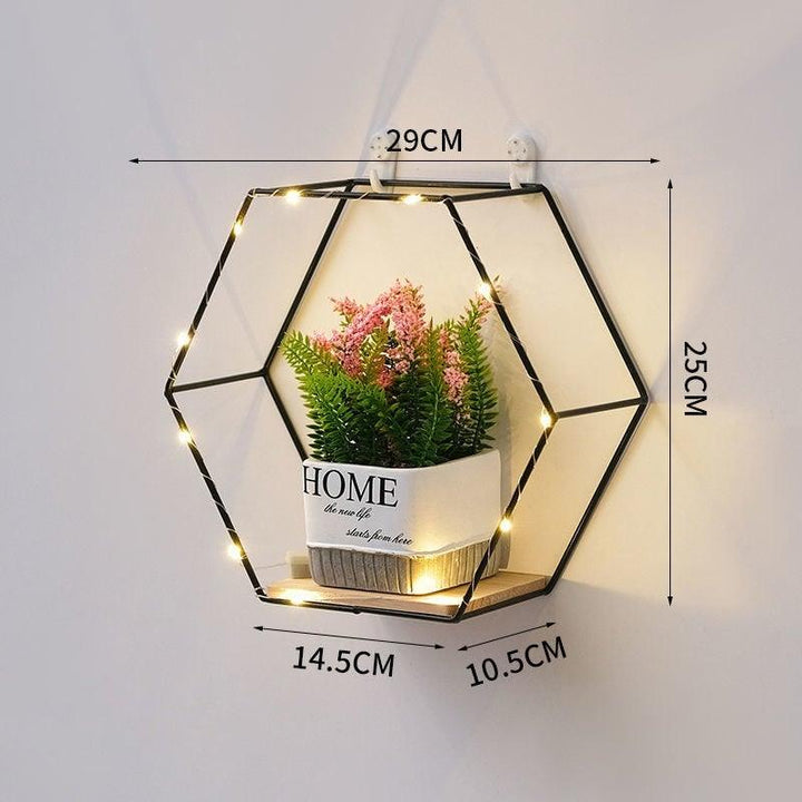 Lisslune | Unique hexagonal wall pot holder vacation