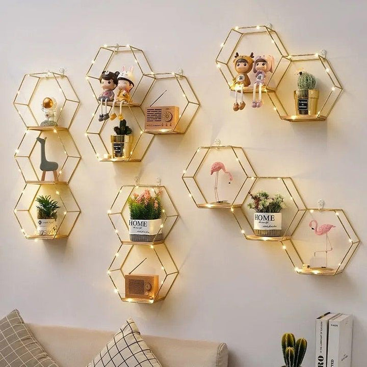 Lisslune | Unique hexagonal wall pot holder vacation