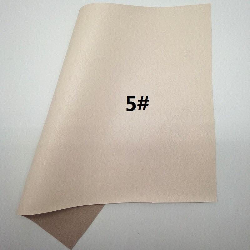 Lisslune | BEIGE Glitter Craft Material Collection with Artificial and Synthetic Leather Sheets