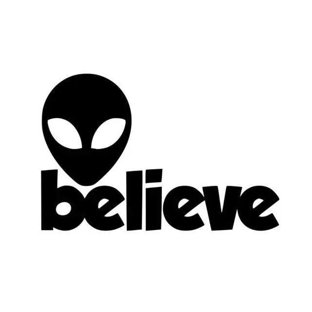 Lisslune | Cosmic Faith Car Sticker - For the UFO Enthusiast