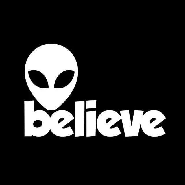 Lisslune | Cosmic Faith Car Sticker - For the UFO Enthusiast