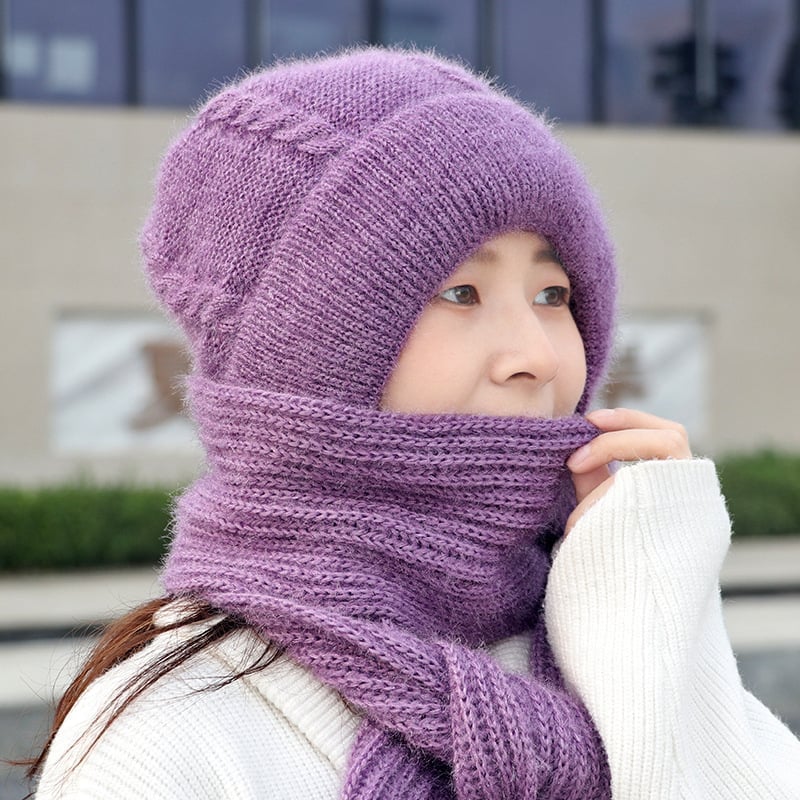 Lisslune | Integrated Ear Protection Windproof Cap Scarf