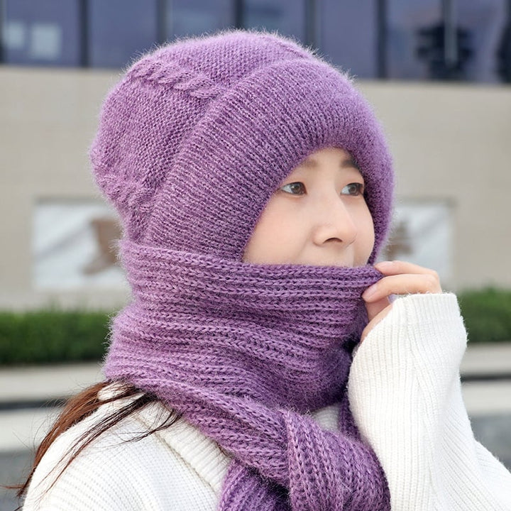 Lisslune | Integrated Ear Protection Windproof Cap Scarf