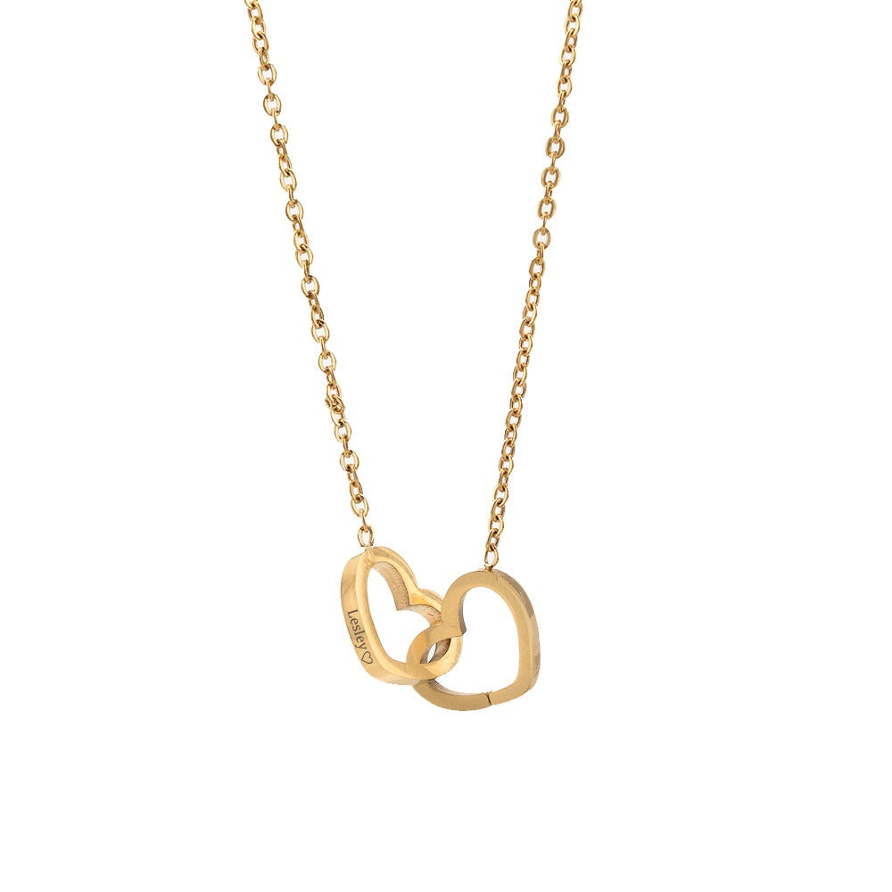 Lisslune | [Ideal Gift] Eternal Rose Box - With engraved necklace & artificial rose