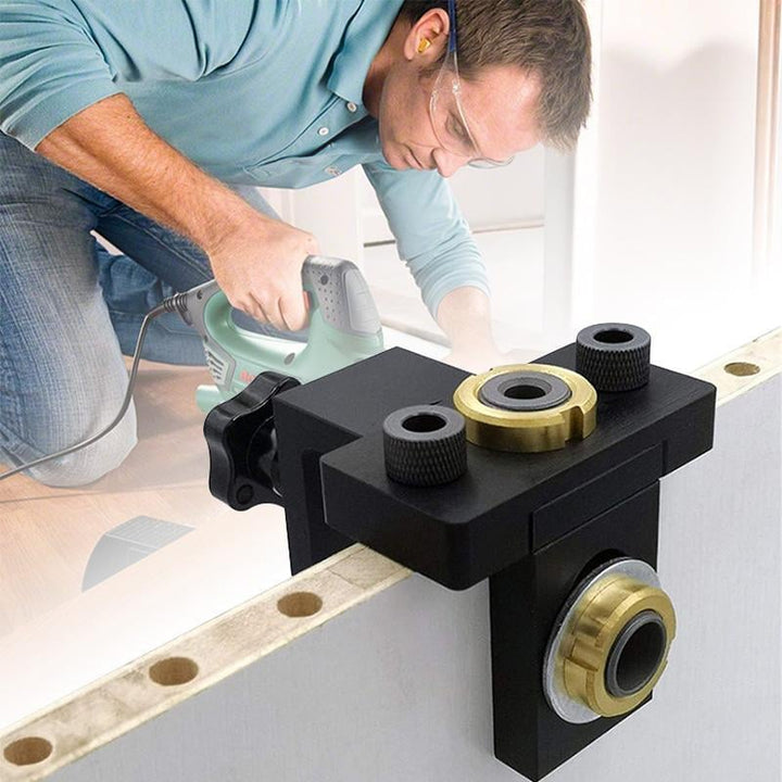 Lisslune | 3 in 1 Adjustable Woodworking Drilling Locator Puncher Tools