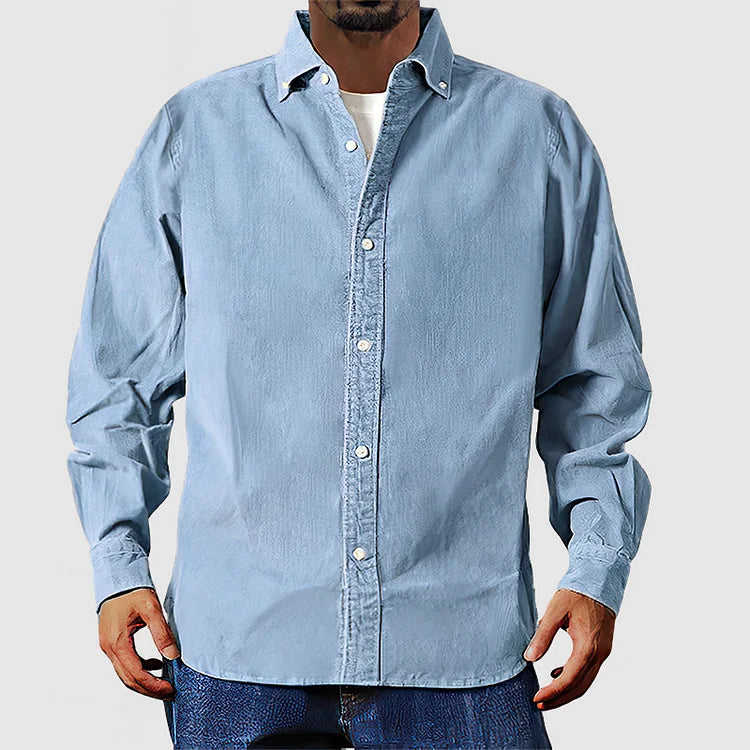 Lisslune | Classic Beige Cord Shirt