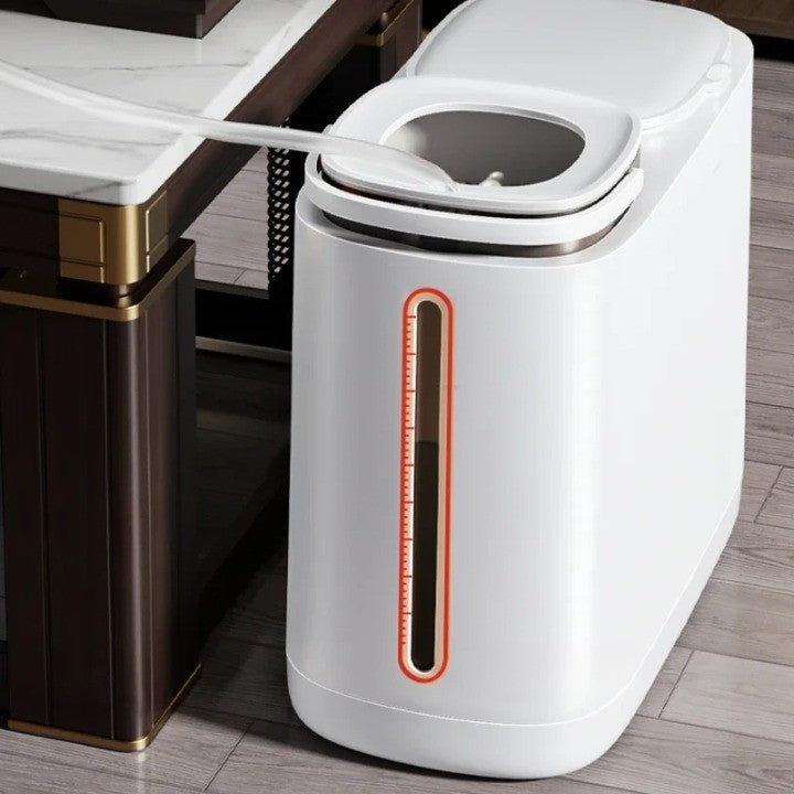 Lisslune | Dual Compartment Dry Wet Section Efficient Modern Home Trash Can