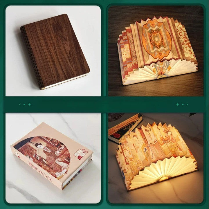 Lisslune | Story Teller Artistic Foldable Book Desk Night Lamp