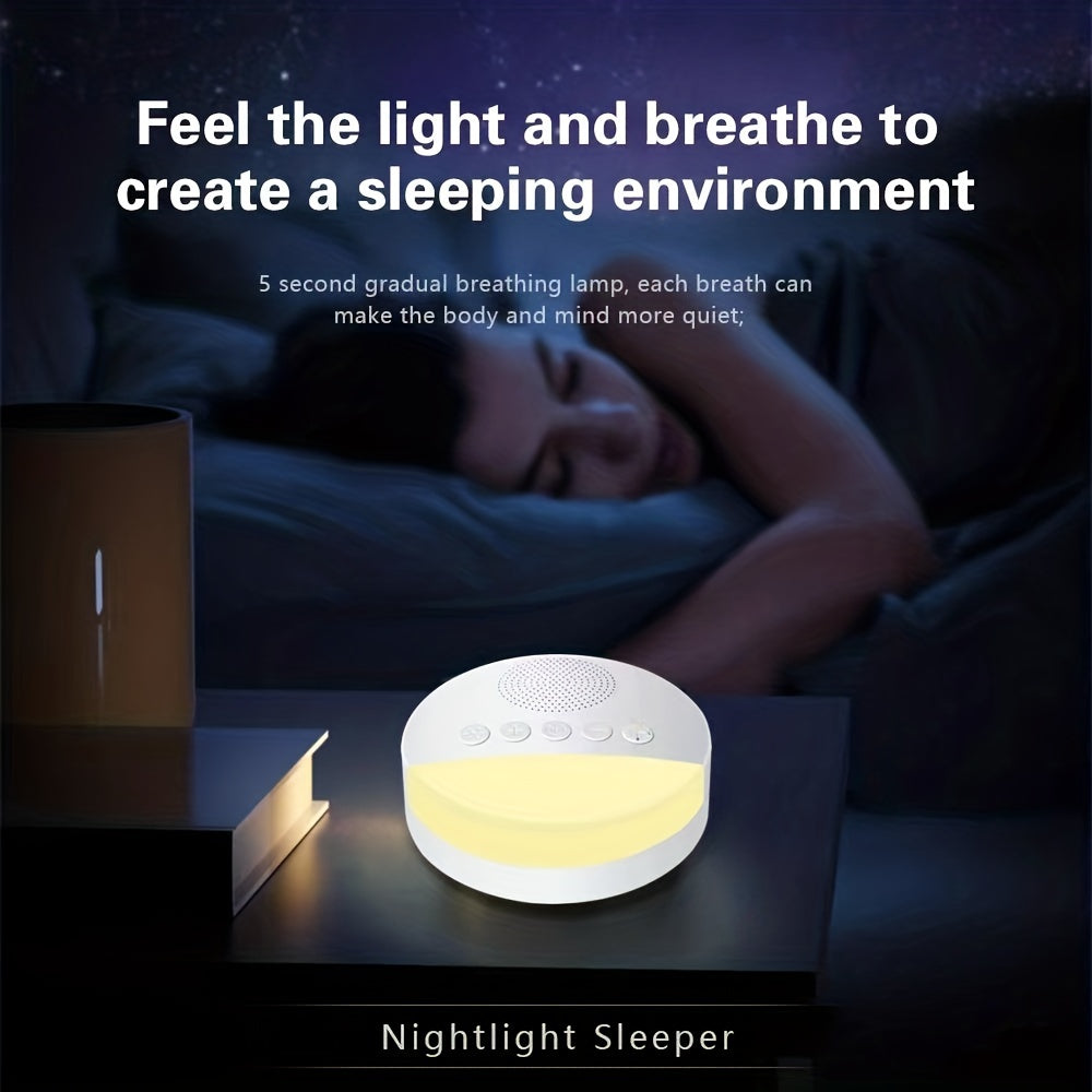 Lisslune | DreamWave White Noise Machine – Soothing Sound Therapy with Timer