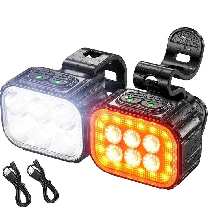 Lisslune | BikeBeam – Rechargeable bicycle light set for maximum visibility & safety