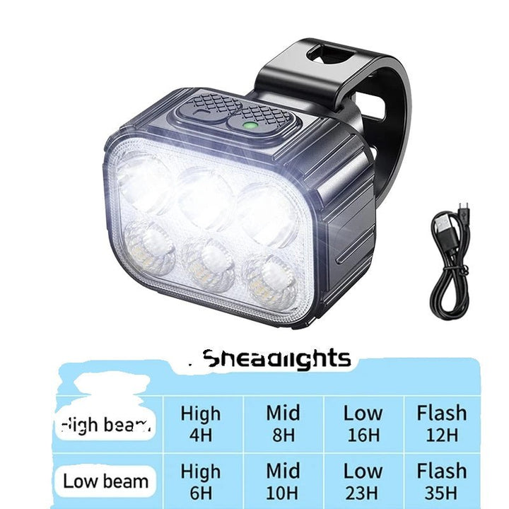 Lisslune | BikeBeam – Rechargeable bicycle light set for maximum visibility & safety