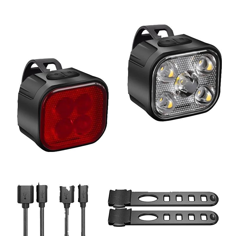 Lisslune | BikeBeam – Rechargeable bicycle light set for maximum visibility & safety