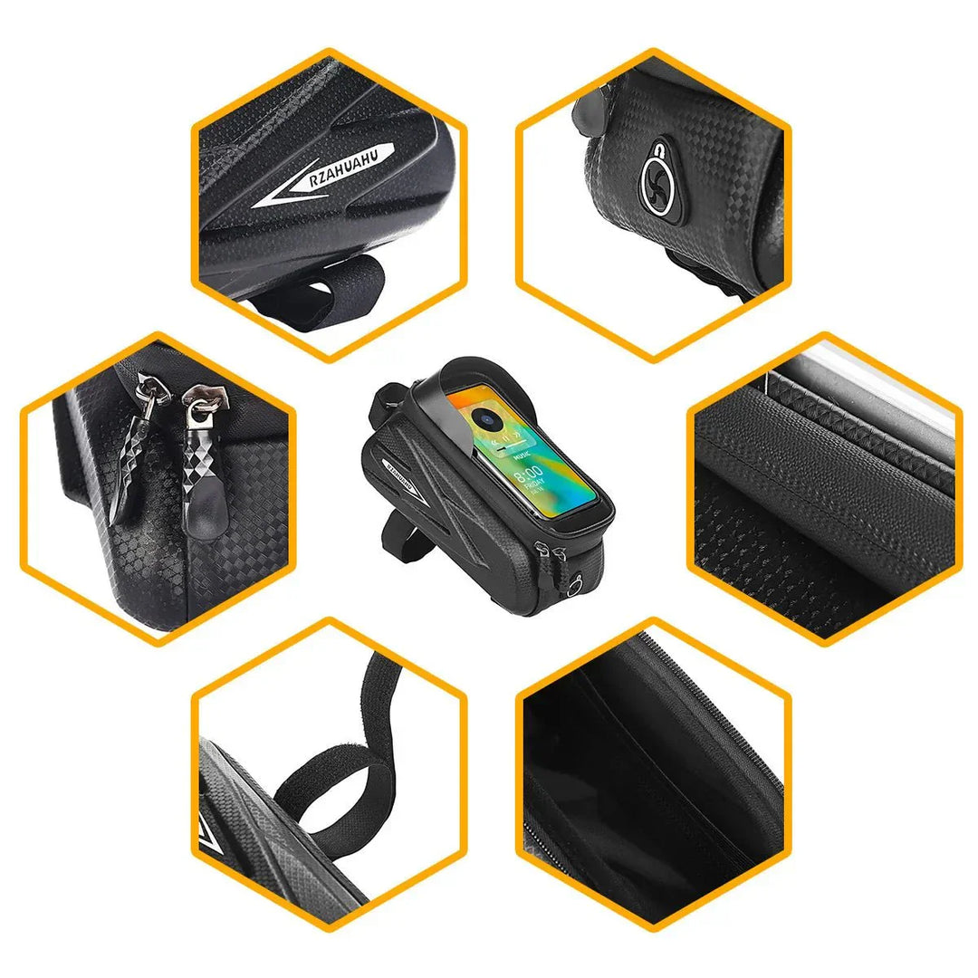 Lisslune | BikeGear PRO – Waterproof Bike Bag with Touchscreen & Headphone Port