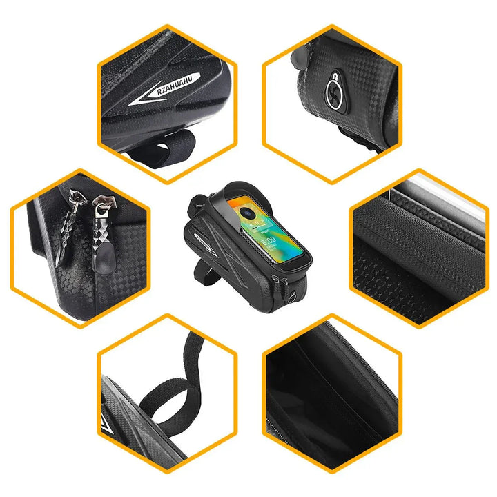 Lisslune | BikeGear PRO – Waterproof Bike Bag with Touchscreen & Headphone Port